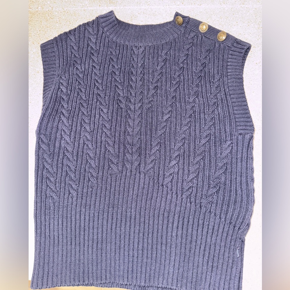 Nautica Women’s Cable Knit Sweater Vest